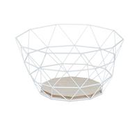 Relaxdays Corbeille à fruits design grille