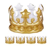 Relaxdays Couronne gonflable en lot de 5
