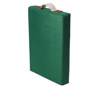 Relaxdays Coussin Genoux, Jardin, Atelier, Yoga, Mousse Souple, Vert | Dimensions : H x L x P = 5 x 43 x 25 cm, poignée de transport, repose-genoux