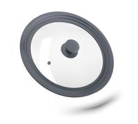 Relaxdays Couvercle avec silicone 26 à 30 cm