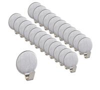 Relaxdays Crochet autocollant lot de 240 inox