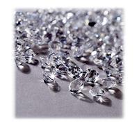 Relaxdays Diamants de déco en Lot de 3000, Décoration de Table de Mariage, Ornement, Plastique, 6 x 4 mm, Transparent