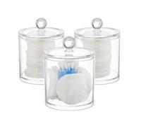 Relaxdays Distributeur coton démaquillant set 3