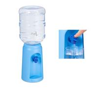 Relaxdays, distributeur d’eau avec réservoir et robinet, fontaine de bureau, 4,5 l plastique, H x D: 47,5 x 17 cm, bleu