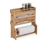 Relaxdays Distributeur essuie-tout & range-épices
