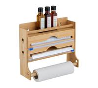 Relaxdays Distributeur papier cuisine et aluminium