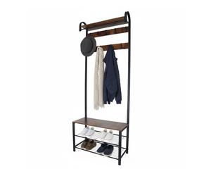 Relaxdays Dressing avec banc à chaussures