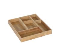 Relaxdays Ensemble 5 inserts en bambou