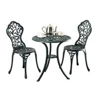 Relaxdays ensemble de mobilier de jardin 3 pièces