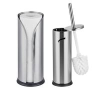Relaxdays Ensemble WC: porte-rouleau et brosse
