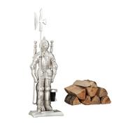 Relaxdays Ensemble serviteur de cheminée 4 pièces