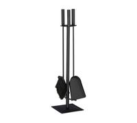 Relaxdays Ensemble serviteur de cheminée 4 pièces