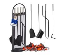 Relaxdays Ensemble serviteur de cheminée 5 pièces
