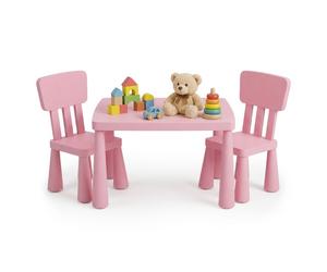 Relaxdays Ensemble table et chaises, 3 pièces