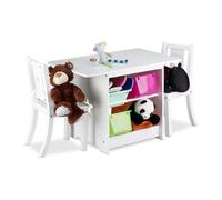 Relaxdays Ensemble table et chaises enfants bois