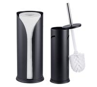 Relaxdays Ensemble WC: porte-rouleau et brosse