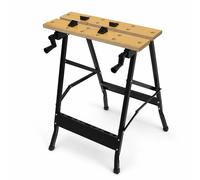 Relaxdays Établi pliable avec mâchoires
