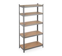 Relaxdays Étagère à charge lourde 180x90x45 gris