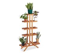 Relaxdays Etagère à fleurs en bois escalier