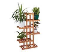 Relaxdays Etagère à fleurs en bois escalier