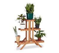 Relaxdays Etagère à fleurs en bois escalier