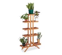Relaxdays Etagère à fleurs en bois escalier