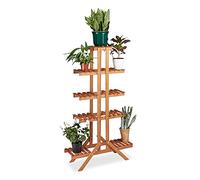 Relaxdays Etagère à fleurs en bois escalier