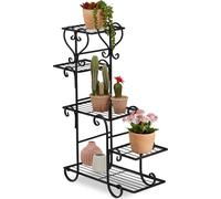 relaxdays Étagère à fleurs Vintage avec 5 étagères