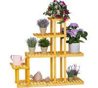 relaxdays Étagère à fleurs XL en bois avec 5 étages