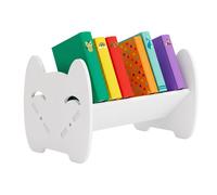 Relaxdays Étagère à livres enfant « Chat »