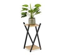 Relaxdays Étagère à plantes effet bois