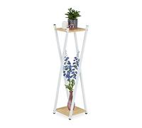 Relaxdays Étagère à plantes haute effet bois