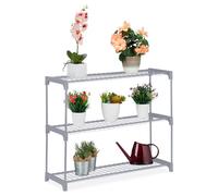 Relaxdays Étagère à plantes avec 3 niveaux