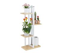 Relaxdays Étagère à plantes avec 4 niveaux