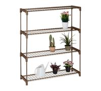 Relaxdays Étagère à plantes avec 4 niveaux