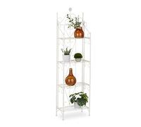 Relaxdays Étagère à plantes dotée de 4 niveaux
