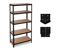 Relaxdays Étagère charge lourde 1325 kg noir