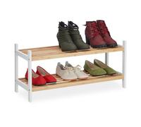 Relaxdays Etagère chaussures avec 2 niveaux