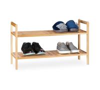 Relaxdays Étagère chaussures empilable en lot de 3