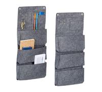 Relaxdays Étagère de rangement murale en lot de 2