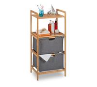 Relaxdays Étagère de salle de bain avec paniers