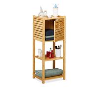 Relaxdays Étagère de salle de bain en bambou