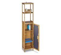 Relaxdays Armoire de salle de bain bambou 5 étages
