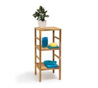 Relaxdays Étagère de salle de bain Rangement noyer