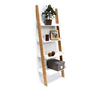 Relaxdays Étagère échelle escalier BAMBOO bambou