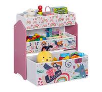 Relaxdays Étagère pour enfants avec 6 tiroirs