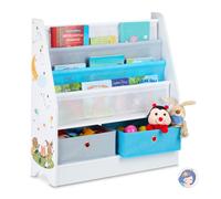 Relaxdays Etagère enfants avec 2 boîtes