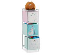 Relaxdays Etagère enfants avec boîtes