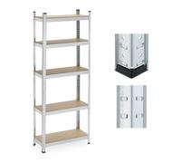 Relaxdays Étagère étroite avec 5 niveaux