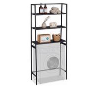 Relaxdays Étagère lave-linge, Meuble pour machine à laver, Noir